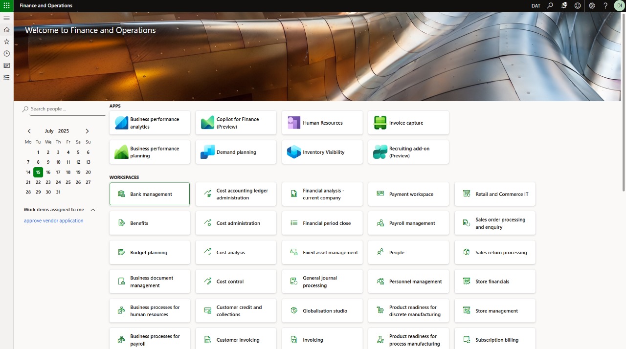 Finance and Operations Dashboard