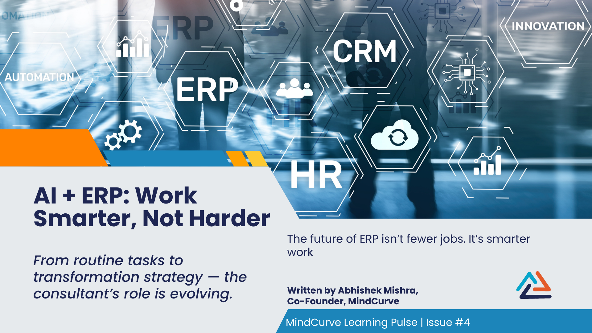 ERP consultant using AI to eliminate inefficiencies, not jobs